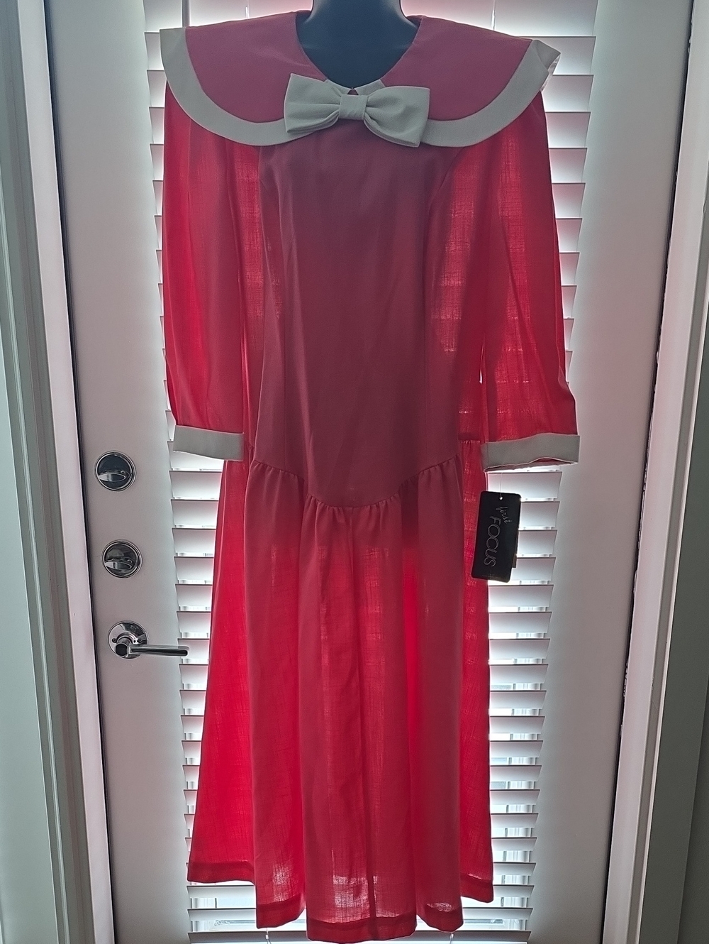 Vintage First Focus Pink Sailor Dress NWT 13/14 Crafted With Pride USA
